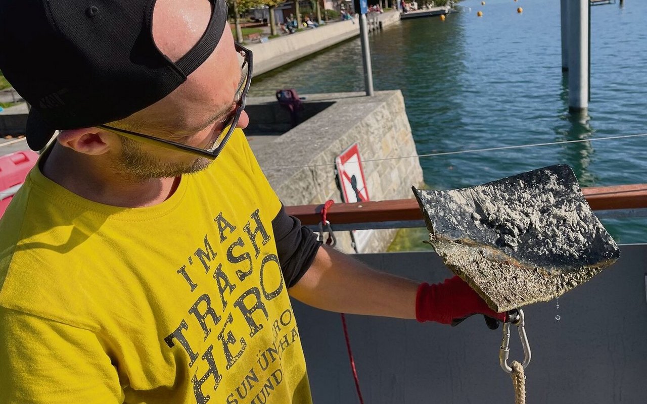 Unter den Funden ist viel Metallschrott