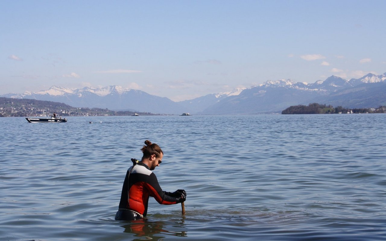 Muschelfischer trifft man in der Schweiz selten an.