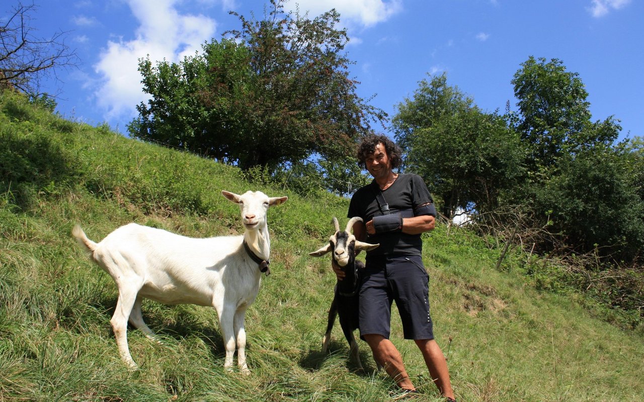 Thomas Baumann hat Gefallen an der Bewirtschaftung von Biodiversitätsflächen gefunden.
