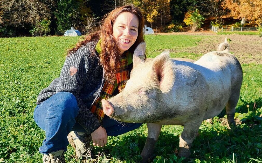 Ursula Küchler hat durch das Projekt viel über das Wesen von Schweinen gelernt.
