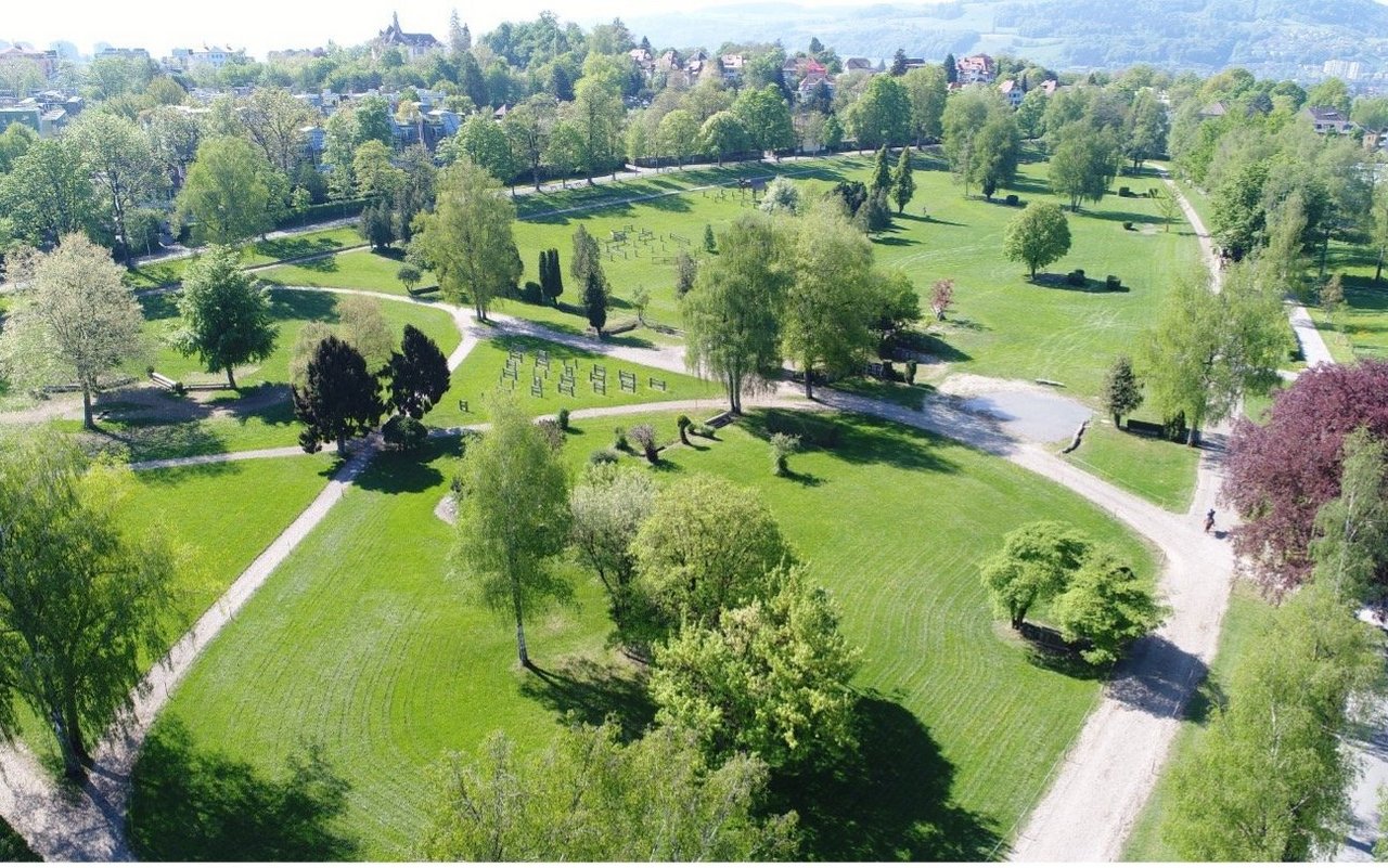 Der südliche Teil des Springgartens mit den historischen Anlagen soll auch zukünftig dem Nationalen Pferdezentrum zur Verfügung gestellt werden.
