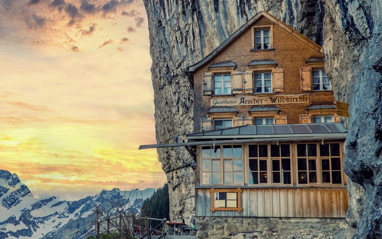 Der Berggasthof Aescher-Wildkirchli wird erst wieder ab Mai 2024 bedient. 