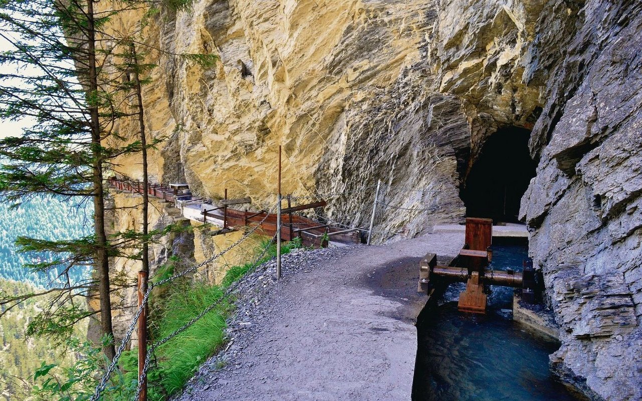 Die Bissen im Wallis sind ein Wunderwerk der frühen Ingenieurskunst.