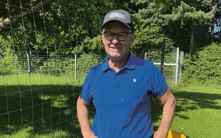 Markus Gafner entschied sich bewusst gegen Kühe und für Damhirsche.